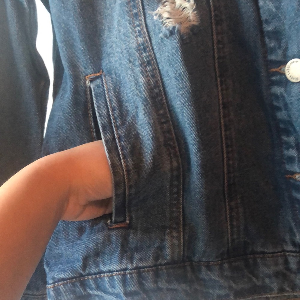 Button up jean jacket - Picture 4 of 7